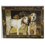 metal sign Winchester Rifles, Shotguns and