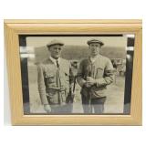 Vintage photo of 2 gentlemen, 1 wearing Winchester