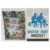 (2) PA Game Commission posters, (1) "Watch