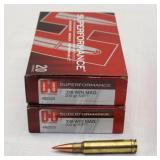 (2) boxes Hornady Superformance .338 Win.