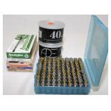 asstd lot of 40 S&W factory & reload, approx