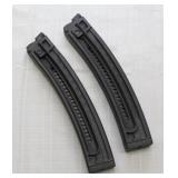 (2) GSG 22 rounds .22LR polymer magazines