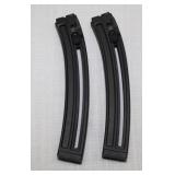 (2) Walther .22LR 10 round polymer magazines