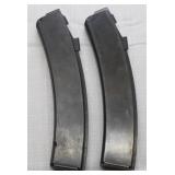 (2) steel high capacity magazines