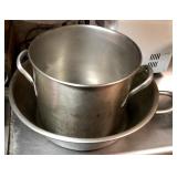 large Stainless Steel stock pot 13" diameter 11"