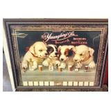 Yuengling Puppies Smoking & Drinking sign with