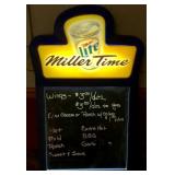 Miller Lite Miller Time light up menu sign,