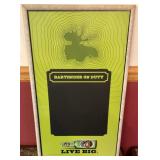 Moosehead Bartender on Duty black board sign,