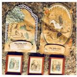 (2) Blue Ridge Hotel paper cut out signs & 3 small