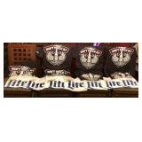 14 assorted beer advertising T-shirts, L,XL & XXL