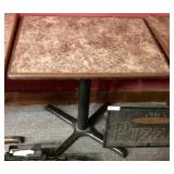 Plymold 24.25" x 30.25" oak trimmed Formica