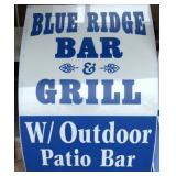 48"x72" polycarbonite acrylic Blue Ridge Bar &