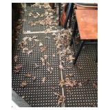 (3) anti-fatigue mats approx 36"x60" with one