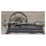 steam engine, 9" long overall w/4" dia. flywheel