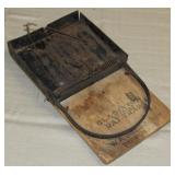 Rare "Gladiator Rat Trap" w/bait tray,