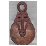 barn pulley, "M 855A", 5.5" dia. x 9" overall
