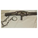 Victor trap & chain, 4" spread on jaws x 16.75"