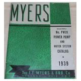 Myers 1939 Power Pump & Water System Catalog