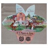 Early Myers Adv piece "Take Off Your Hat to "The