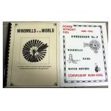 4 soft cover books, "Windmills & Wind Motors" F.E.