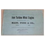 Iron Turbine Wind Engine Mfg. for Mast, Foos & Co.