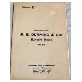 1905 Catalogue R.B. Dunning & Co.
