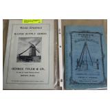 1895 George Tyler & Co. Wind Engines & Water