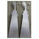 7 aluminum windmill silhouette cut outs-