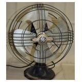 GE 12" oscillating fan 14.25" dia. x 18" high