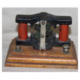 Early electric toy motor, 2.5"x3.75"x2.25" high