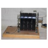 Early telephone type magneto,