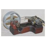 Early toy steam engine, 3.25"x4.5"x2.25" high
