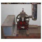 air cooled engine, "MICHIGAN" on side plate,