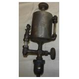 Early brass lubricator, "THE BESSEMER GAS