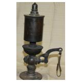brass steam whistle, 2.75" dia. x 10.75" high