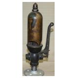 Lunkenheimer brass 3 chamber steam whistle,