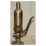 Lunkenheimer brass 3 chamber steam whistle,
