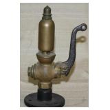 Lunkenheimer brass 3 chamber steam whistle,
