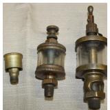 2 brass oilers & greaser, "Penberthy Injector Co.