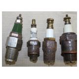 (4) spark plugs, "EDISON", "BOSCH Germany 14A II",
