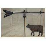 wind directional vane, aluminum & steel, 22" long