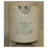 "Roto Salt Feeder" stoneware, Pat. 8-15-05
