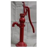 alum. scale model water pump, 20.5" - top of handl