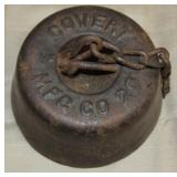 tie down weight "Covert Mfg. Co. 20", 6" dia x 3"