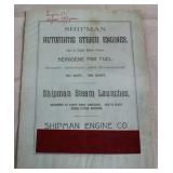 1890 Shipman Steam Engine, Dynamo & Steam Launch