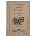 IHC McCormick-Deering 1 1/2 hp Engine Instruction