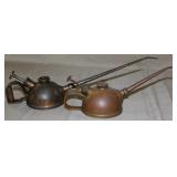 2 Brass & Copper Pump Oilers