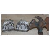 Cast iron "EAGLE" snow catcher - 6.5" x 5.5"