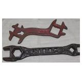 2 Antique Implement Wrenches