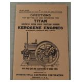 books -- Directions for Setting Up and Operating